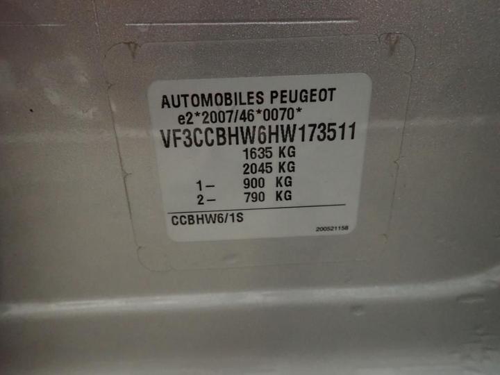 Photo 12 VIN: VF3CCBHW6HW173511 - PEUGEOT 208 5P 