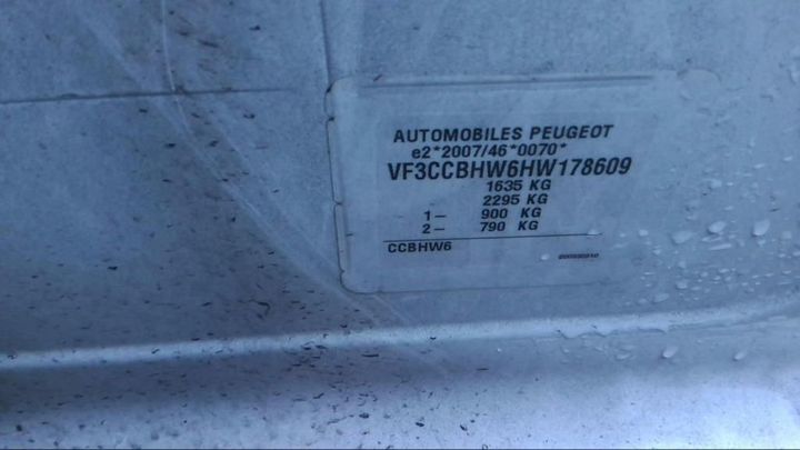 Photo 9 VIN: VF3CCBHW6HW178609 - PEUGEOT 208 5P AFFAIRE (2 SEATS) 