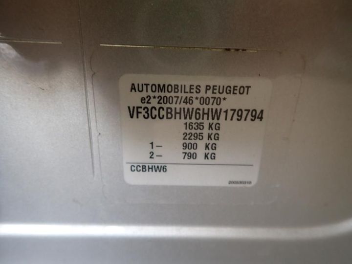 Photo 9 VIN: VF3CCBHW6HW179794 - PEUGEOT 208 