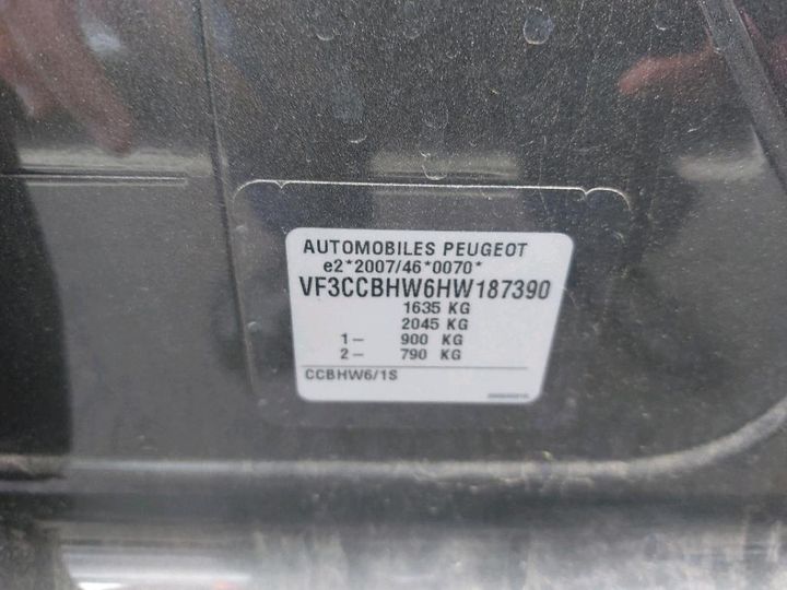 Photo 8 VIN: VF3CCBHW6HW187390 - PEUGEOT 208 