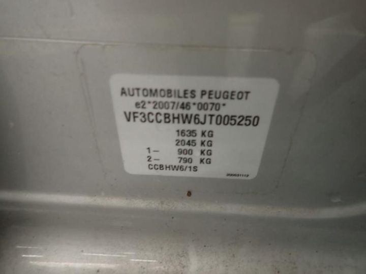 Photo 5 VIN: VF3CCBHW6JT005250 - PEUGEOT 208 