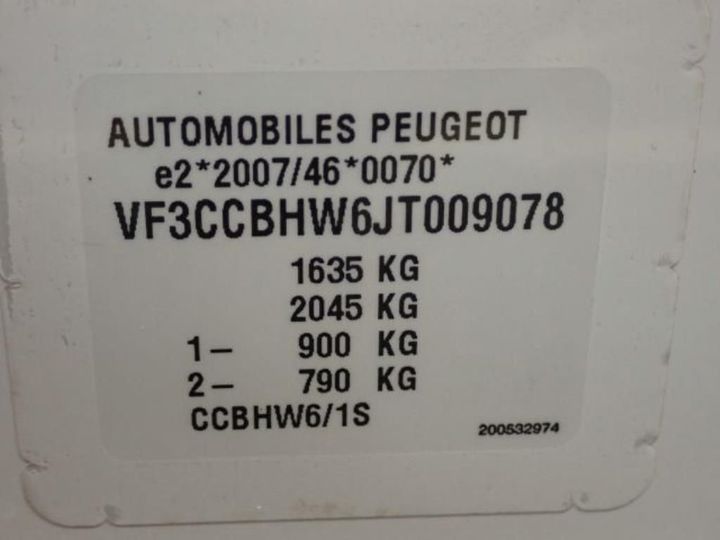 Photo 12 VIN: VF3CCBHW6JT009078 - PEUGEOT 208 