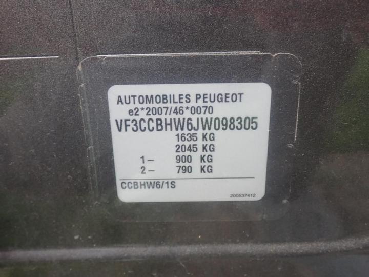 Photo 8 VIN: VF3CCBHW6JW098305 - PEUGEOT 208 5P 