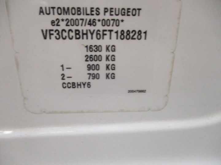 Photo 11 VIN: VF3CCBHY6FT188281 - PEUGEOT 208 5P AFFAIRE (2 SEATS) 