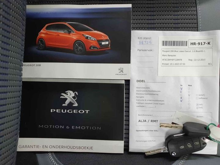 Photo 16 VIN: VF3CCBHY6FT228478 - PEUGEOT 208 