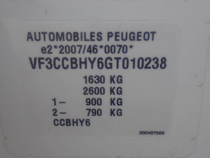 Photo 13 VIN: VF3CCBHY6GT010238 - PEUGEOT 208 