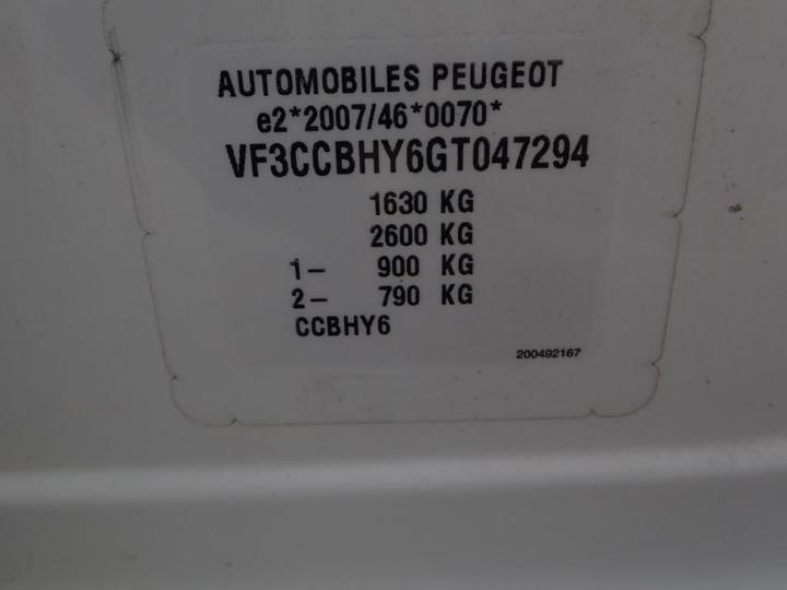 Photo 10 VIN: VF3CCBHY6GT047294 - PEUGEOT 208 5P AFFAIRE (2 SEATS) 