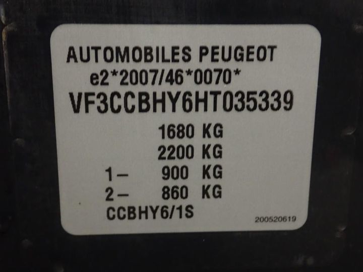 Photo 11 VIN: VF3CCBHY6HT035339 - PEUGEOT 208 