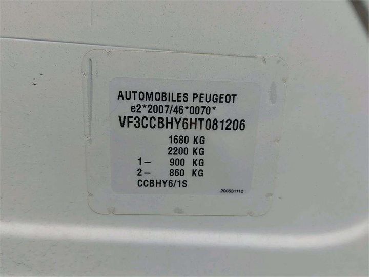 Photo 8 VIN: VF3CCBHY6HT081206 - PEUGEOT 208 