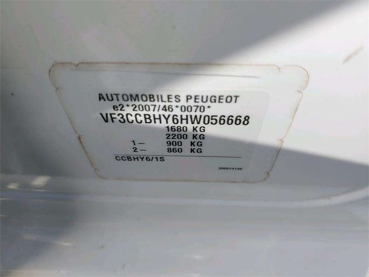 Photo 8 VIN: VF3CCBHY6HW056668 - PEUGEOT 208 