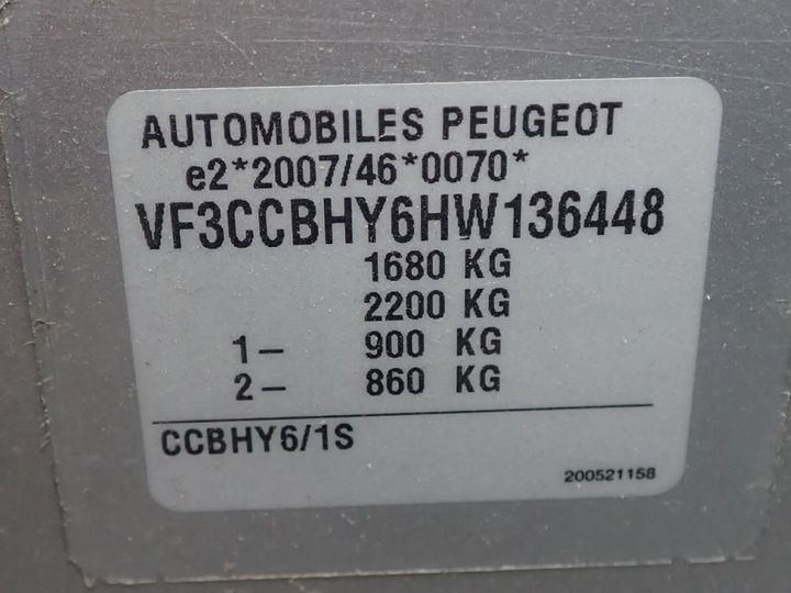 Photo 11 VIN: VF3CCBHY6HW136448 - PEUGEOT 208 5P 