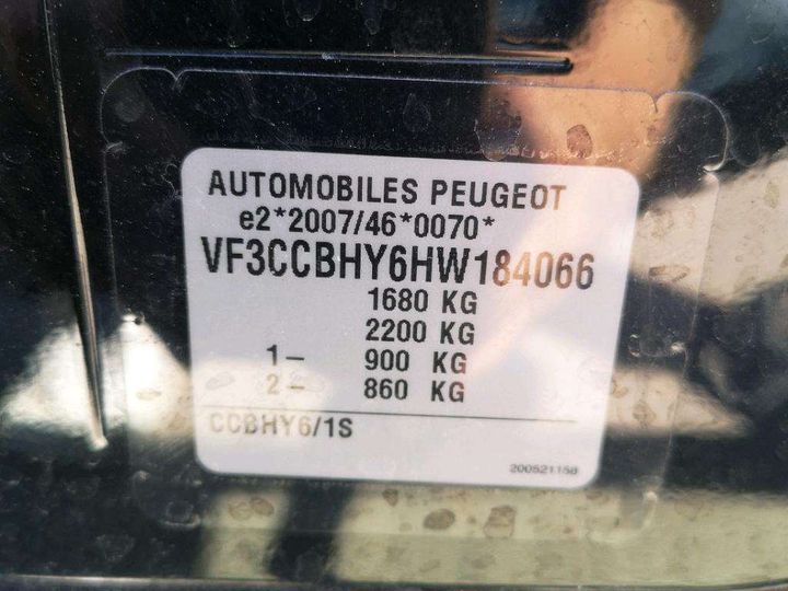 Photo 8 VIN: VF3CCBHY6HW184066 - PEUGEOT 208 