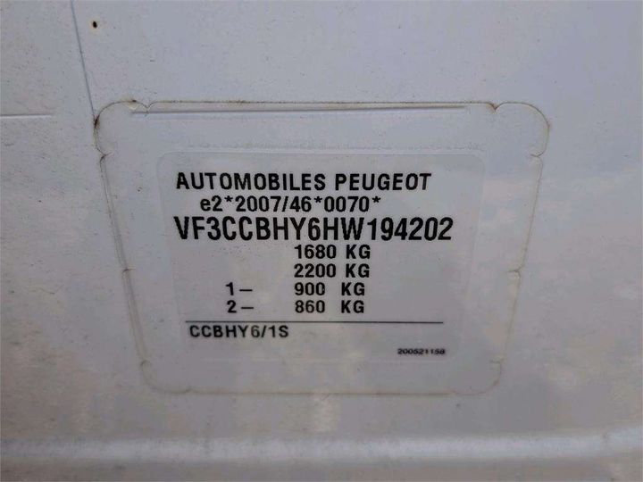 Photo 8 VIN: VF3CCBHY6HW194202 - PEUGEOT 208 