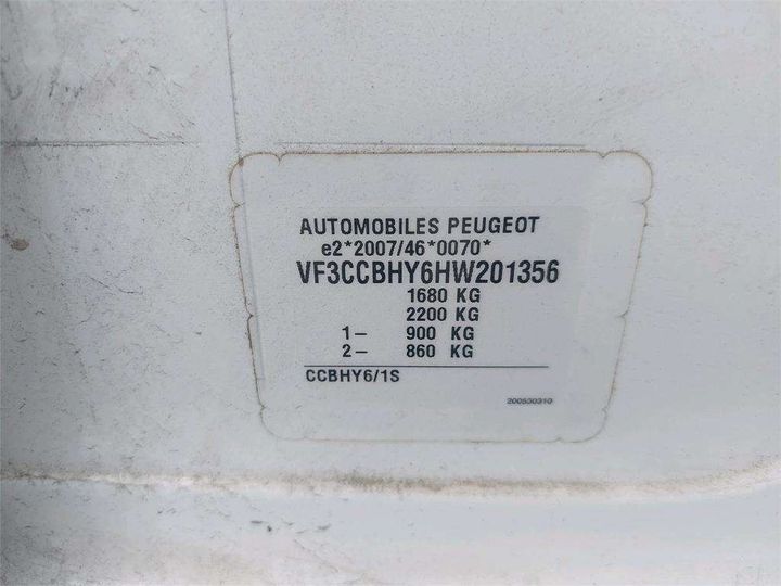 Photo 15 VIN: VF3CCBHY6HW201356 - PEUGEOT 208 