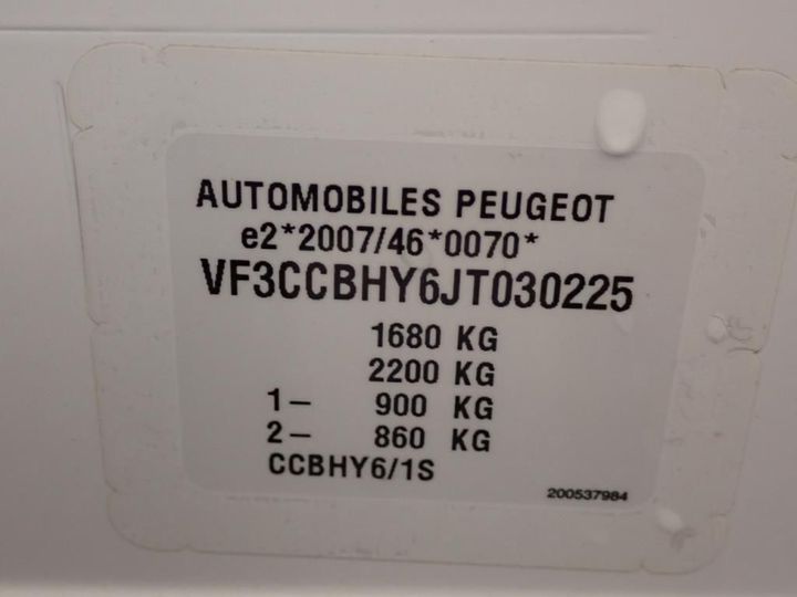 Photo 14 VIN: VF3CCBHY6JT030225 - PEUGEOT 208 