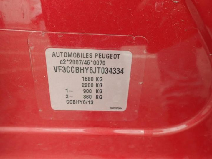 Photo 9 VIN: VF3CCBHY6JT034334 - PEUGEOT 208 