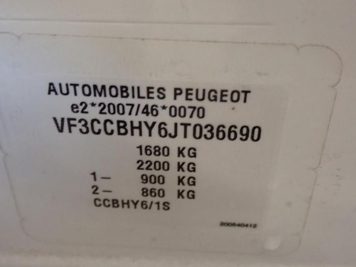 Photo 3 VIN: VF3CCBHY6JT036690 - PEUGEOT 208 