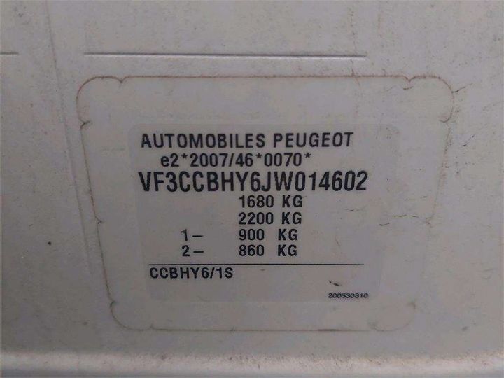 Photo 8 VIN: VF3CCBHY6JW014602 - PEUGEOT 208 