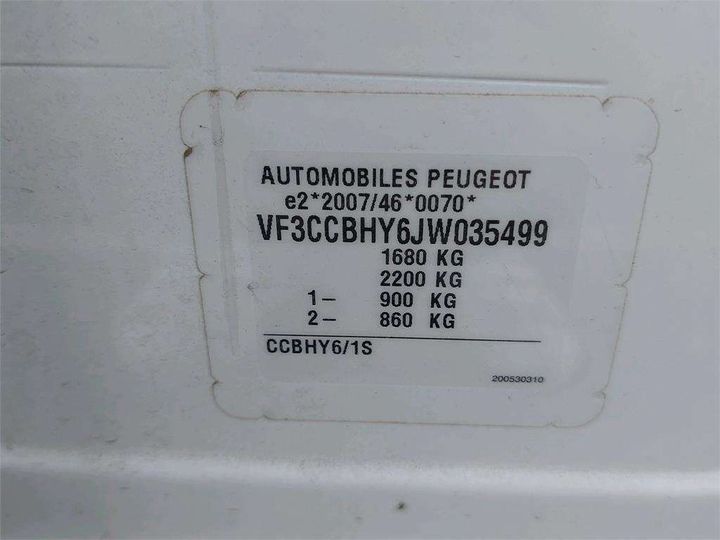 Photo 8 VIN: VF3CCBHY6JW035499 - PEUGEOT 208 