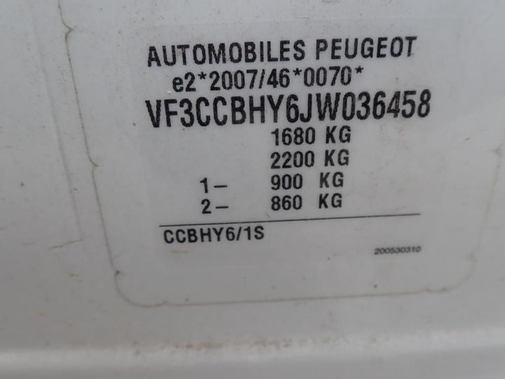 Photo 4 VIN: VF3CCBHY6JW036458 - PEUGEOT 208 