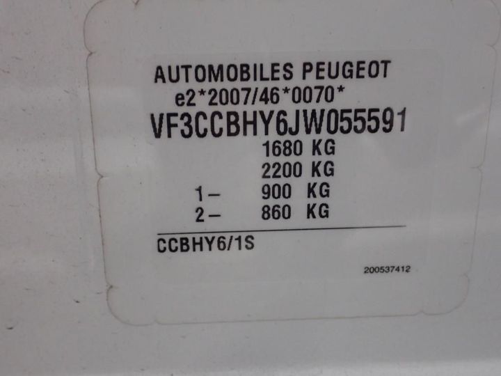 Photo 11 VIN: VF3CCBHY6JW055591 - PEUGEOT 208 