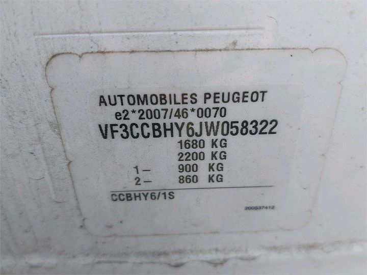 Photo 8 VIN: VF3CCBHY6JW058322 - PEUGEOT 208 