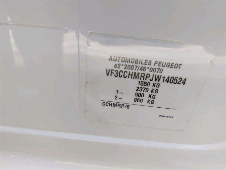 Photo 8 VIN: VF3CCHMRPJW140524 - PEUGEOT 208 