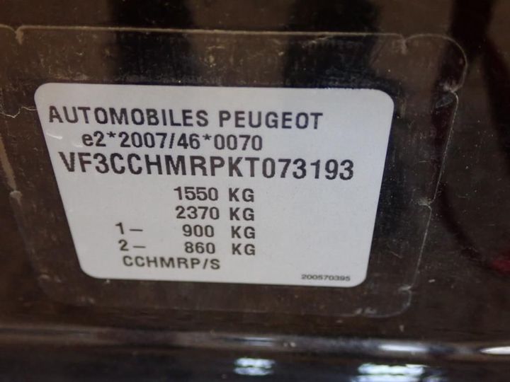 Photo 13 VIN: VF3CCHMRPKT073193 - PEUGEOT 208 