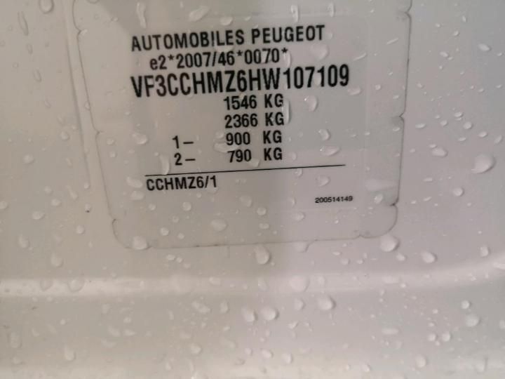 Photo 5 VIN: VF3CCHMZ6HW107109 - PEUGEOT 208 