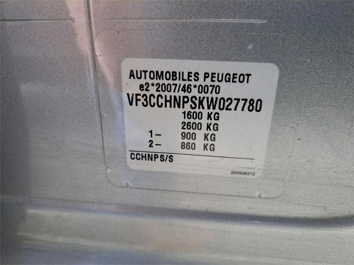 Photo 8 VIN: VF3CCHNPSKW027780 - PEUGEOT 208 