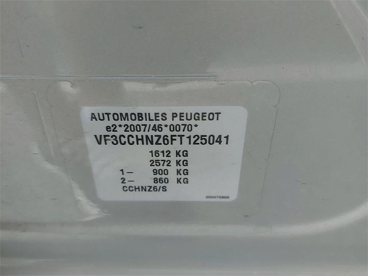 Photo 7 VIN: VF3CCHNZ6FT125041 - PEUGEOT 208 