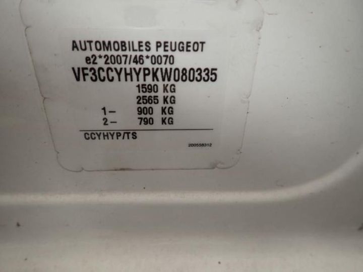 Photo 10 VIN: VF3CCYHYPKW080335 - PEUGEOT 208 AFFAIRE 