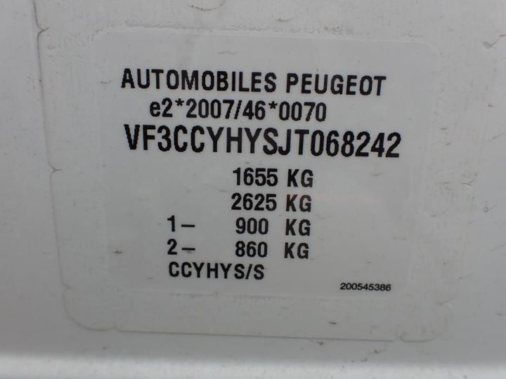 Photo 12 VIN: VF3CCYHYSJT068242 - PEUGEOT 208 