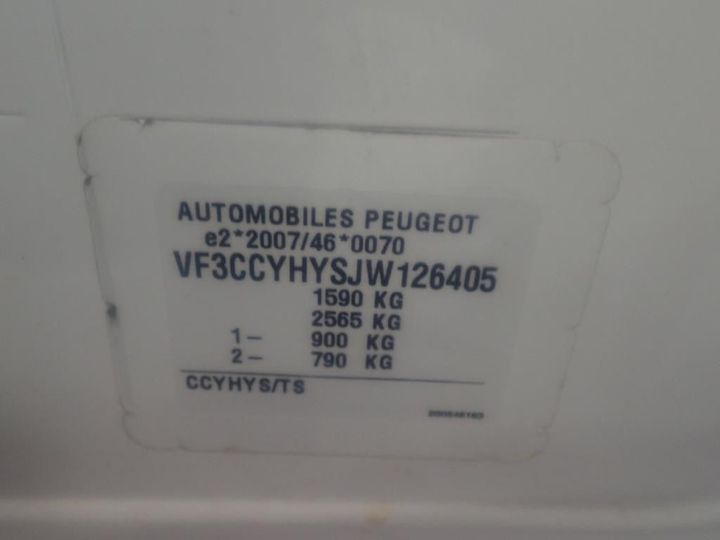 Photo 13 VIN: VF3CCYHYSJW126405 - PEUGEOT 208 AFFAIRE 