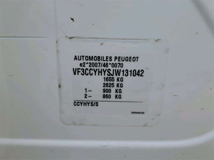 Photo 15 VIN: VF3CCYHYSJW131042 - PEUGEOT 208 