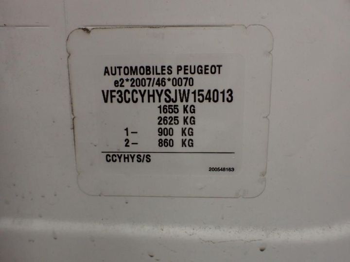 Photo 12 VIN: VF3CCYHYSJW154013 - PEUGEOT 208 