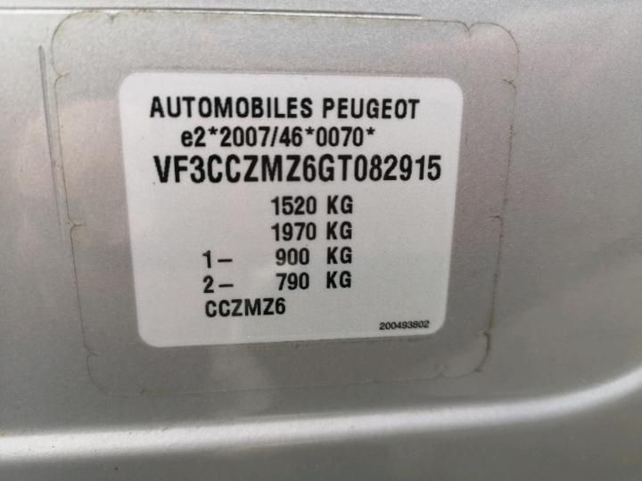 Photo 11 VIN: VF3CCZMZ6GT082915 - PEUGEOT 208 