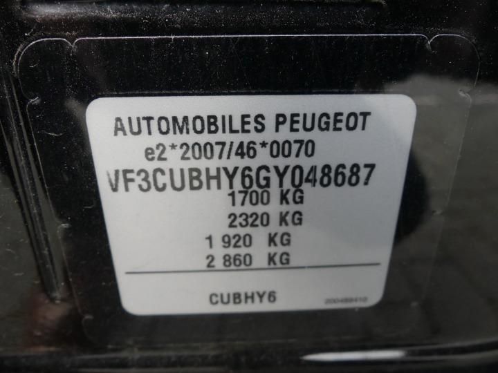 Photo 6 VIN: VF3CUBHY6GY048687 - PEUGEOT 2008 SUV 