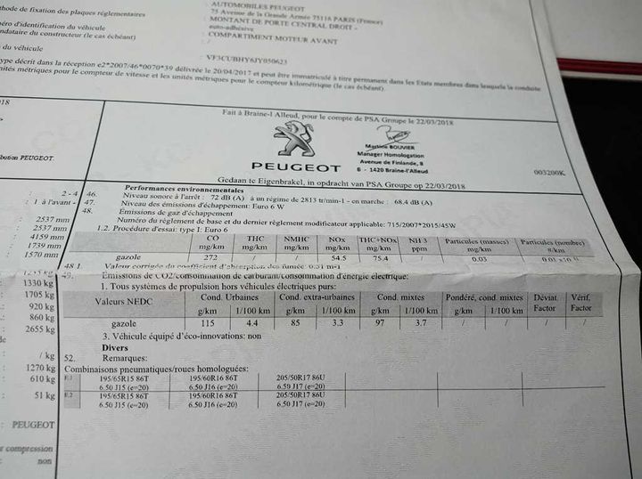 Photo 12 VIN: VF3CUBHY6JY050623 - PEUGEOT 2008 FL&#3916 