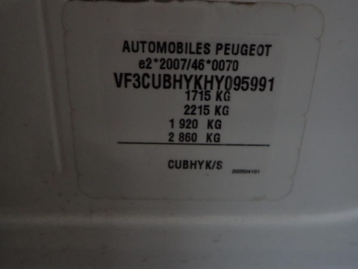 Photo 13 VIN: VF3CUBHYKHY095991 - PEUGEOT 2008 