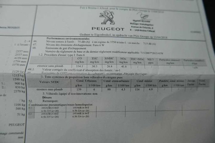 Photo 12 VIN: VF3CUHMZ6JY061761 - PEUGEOT 2008 FL&#3916 