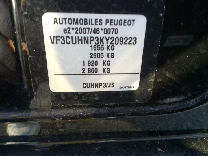 Photo 14 VIN: VF3CUHNP3KY209223 - PEUGEOT 2008 