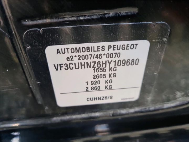 Photo 13 VIN: VF3CUHNZ6HY109680 - PEUGEOT 2008 