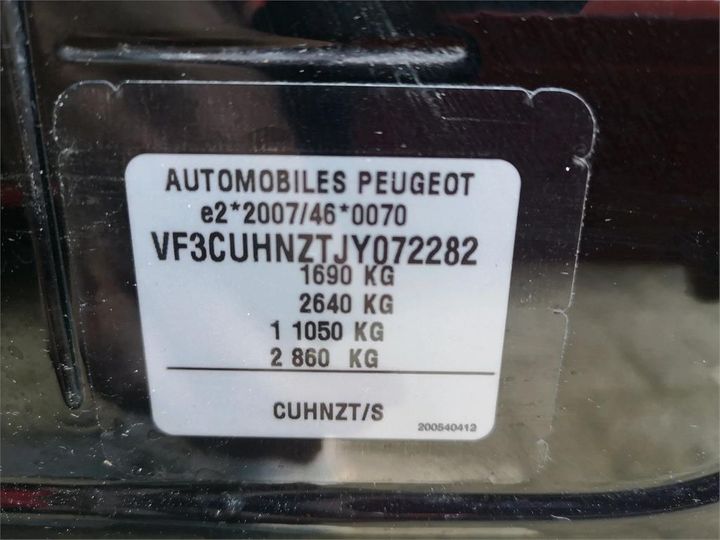 Photo 12 VIN: VF3CUHNZTJY072282 - PEUGEOT 2008 