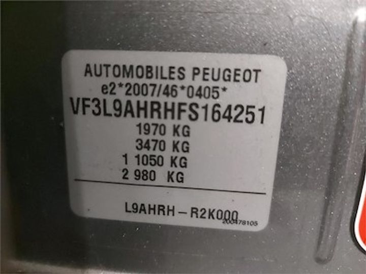 Photo 12 VIN: VF3L9AHRHFS164251 - PEUGEOT 308 SW DIESEL - 2014 