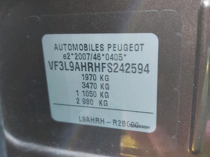 Photo 8 VIN: VF3L9AHRHFS242594 - PEUGEOT 308 SW 