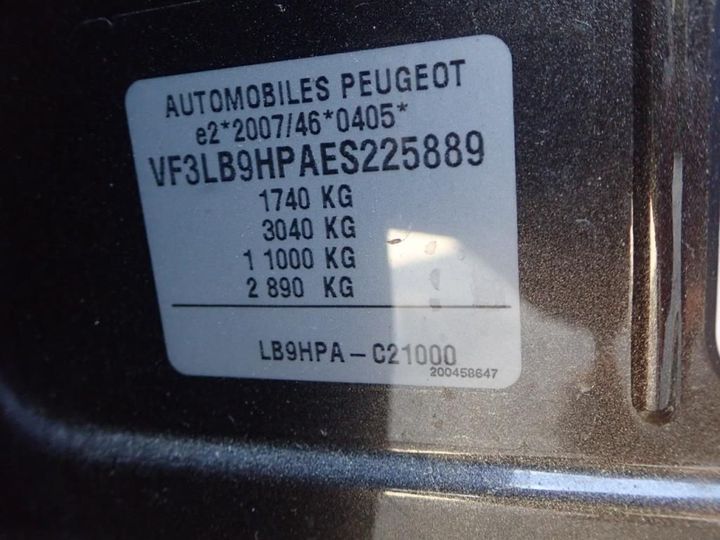 Photo 12 VIN: VF3LB9HPAES225889 - PEUGEOT 308 5P 