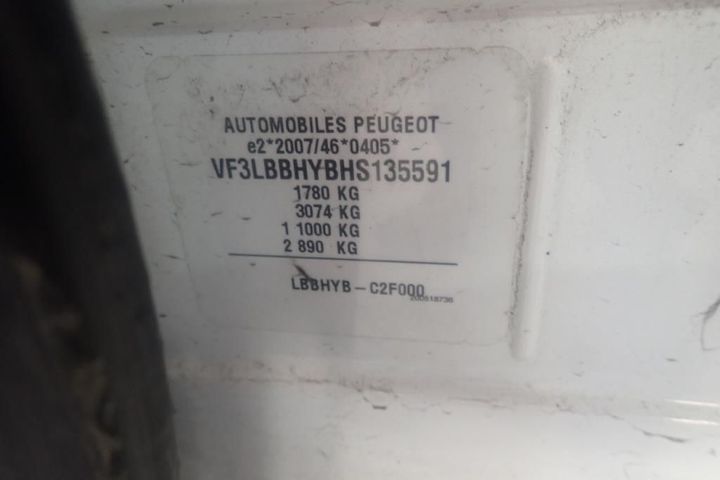 Photo 8 VIN: VF3LBBHYBHS135591 - PEUGEOT 308 5P AFFAIRE (2 SEATS) 