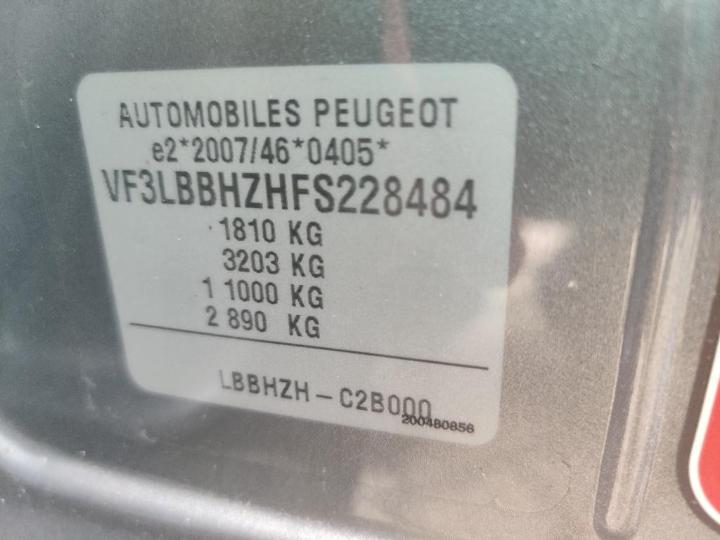 Photo 21 VIN: VF3LBBHZHFS228484 - PEUGEOT 308 