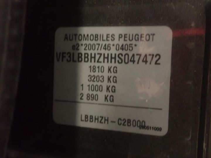 Photo 12 VIN: VF3LBBHZHHS047472 - PEUGEOT 308 